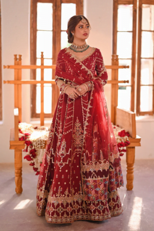 My Fashion Road Qalamkar Luxury Formals Unstitched Wedding Collection’23 | AYLA
