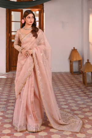 My Fashion Road Qalamkar Luxury Formals Unstitched Wedding Collection’23 | RANYA SAREE