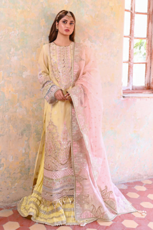 My Fashion Road Qalamkar Luxury Formals Unstitched Wedding Collection’23 | MANHA