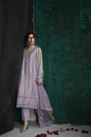 My Fashion Road Kimora Heer Farida Satin Cotton Dress Material | 9047