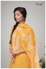 My Fashion Road Ganga Bhoomi Plazzo Dress Material | Yellow