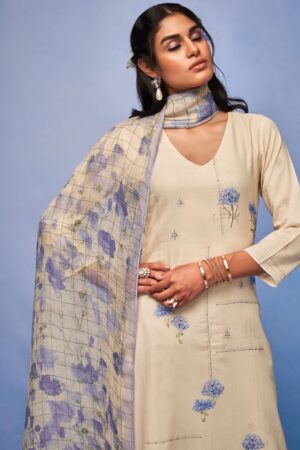 My Fashion Road Ganga Gulmohar Plazzo Dress Material | C1429