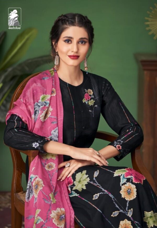 My Fashion Road Sahiba Surkh Cotton Lawn Pant Style Suit | 1365