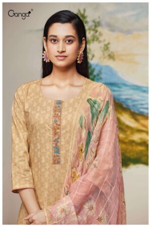 My Fashion Road Ganga Deepa Exclusive Designer Print Cotton Suit | S1613-D