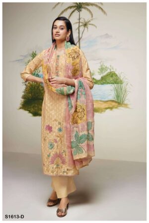 My Fashion Road Ganga Deepa Exclusive Designer Print Cotton Suit | S1613-D