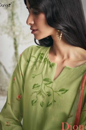 My Fashion Road Ganga Dione Fancy Print Premium Cotton Branded Ladies Suit | C1442