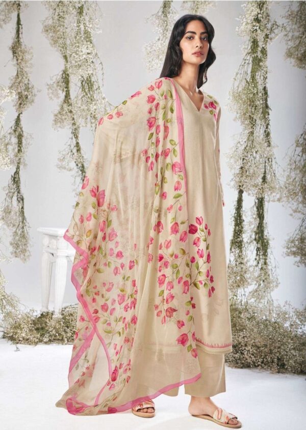 My Fashion Road Ganga Dione Fancy Print Premium Cotton Branded Ladies Suit | C1438