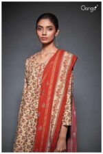 My Fashion Road Ganga Disha Fancy Ladies Branded Cotton Suit | Orange