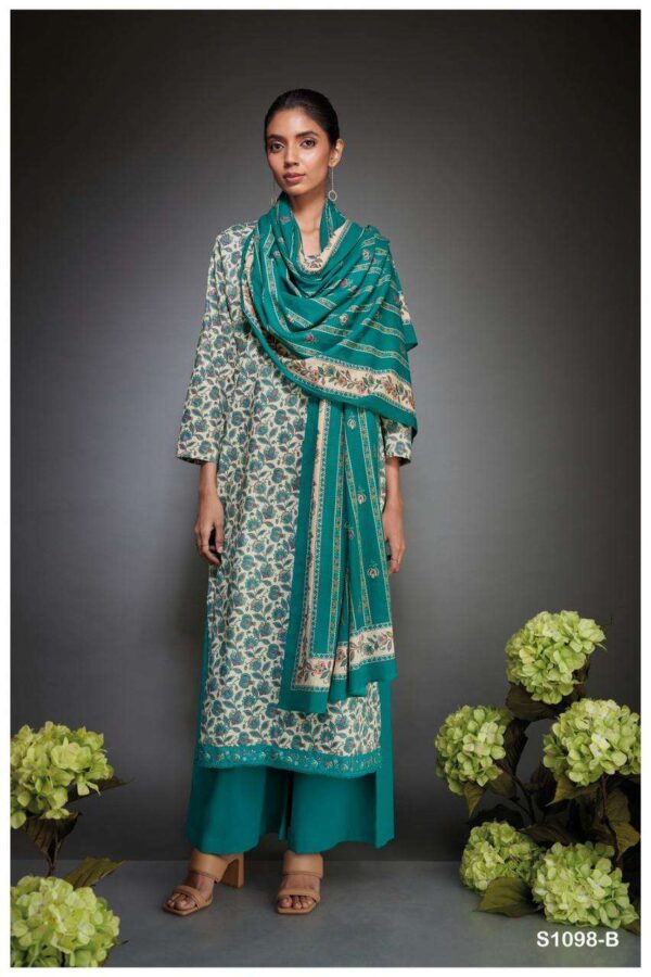 My Fashion Road Ganga Disha Fancy Ladies Branded Cotton Suit | Green