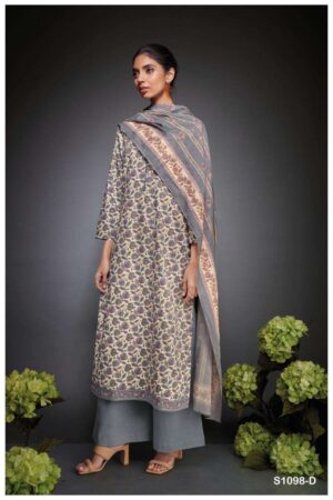 My Fashion Road Ganga Disha Fancy Ladies Branded Cotton Suit | Gray