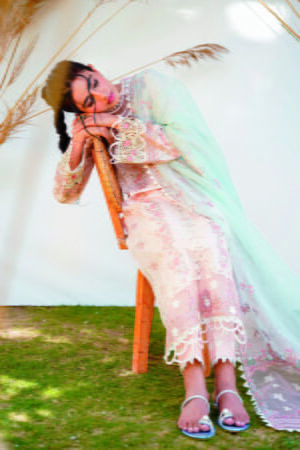 My Fashion Road Qalamkar Qlinekari Lawn Unstitched Collection 2023 | Lyra