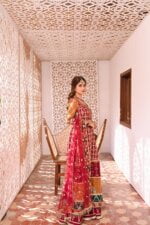 My Fashion Road Qalamkar Luxury Formals Unstitched Wedding Collection’23 | RIHA
