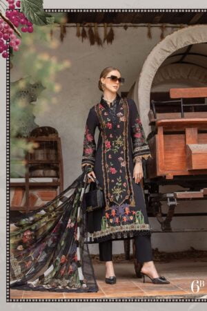 My Fashion Road Mprints by Mariab Eid Edit 2023 Unstitched Lawn collection | 6B