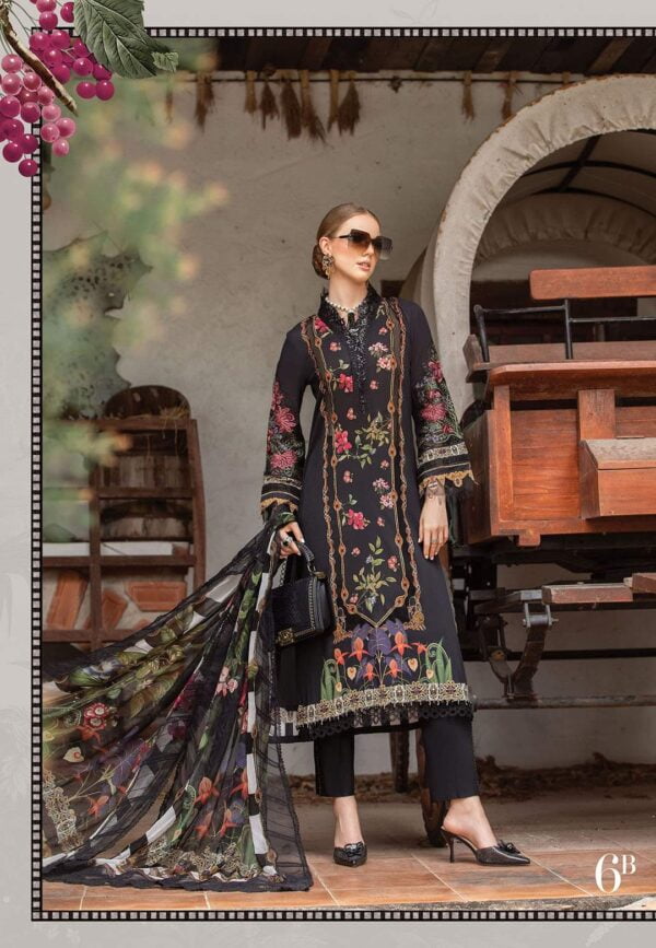 My Fashion Road Mprints by Mariab Eid Edit 2023 Unstitched Lawn collection | 6B