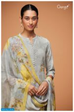My Fashion Road Ganga Jeevika Cotton Linen With Hand Work Salwar Suit | Grey
