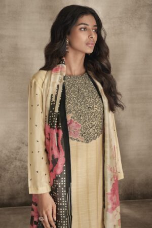 My Fashion Road Aasia Omtex Plazzo Style Unstitched Suits | 2021-A