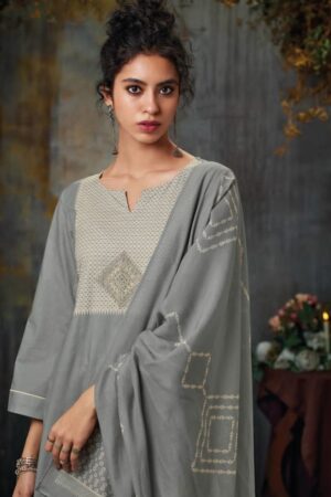 My Fashion Road Ganga Ina Plazzo Unstitched Dress Material | C1385