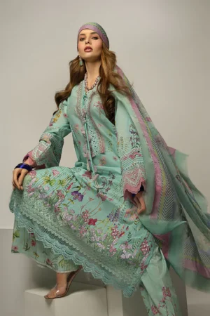My Fashion Road Sobia Nazir Vital Lawn Vol 2 Unstitched Suit | 06A