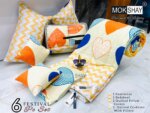 My Fashion Road Mokshay 6 Pieces Comforter and Bedsheets Bedding Set | #02