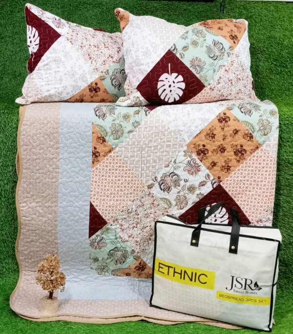 My Fashion Road JSR QUILTED BEDCOVERS WITH PILLOW COVER | #01