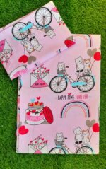 My Fashion Road Rakhi Special Kids Bedsheet Single With One Pillow Cover | #01