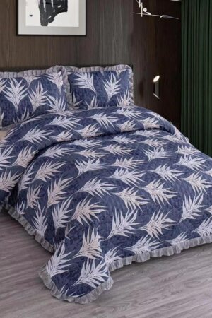 My Fashion Road MARVELLOUS FRILL KING SIZE PRINTED REVERSIBLE BED COVER SET | #01