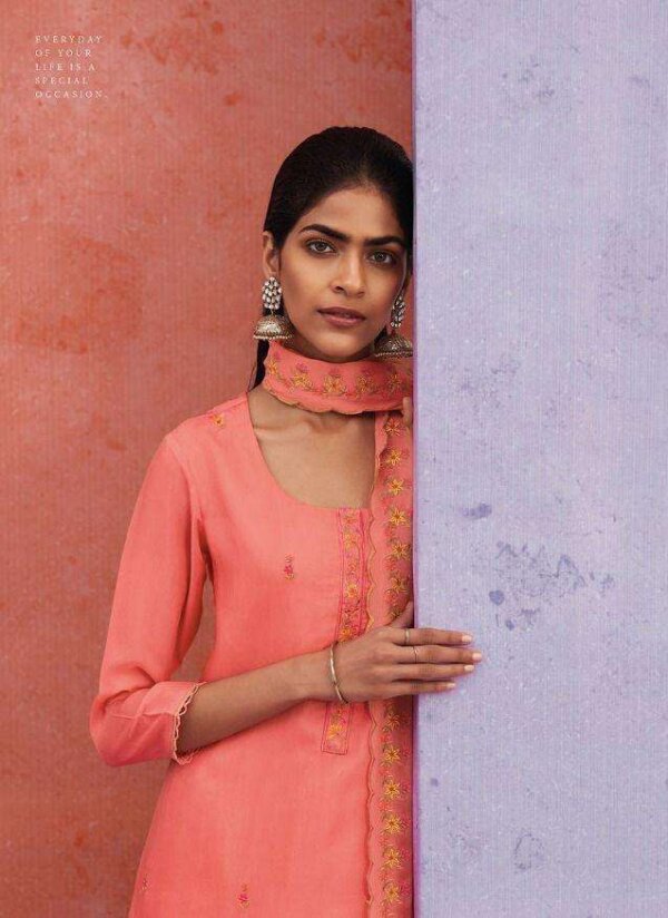 My Fashion Road Ganga Fashion Occasion Designer Silk Unstitched Salwar Suit | C1015