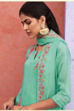 My Fashion Road Ganga Fashion Occasion Designer Silk Unstitched Salwar Suit | C1018