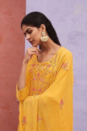 My Fashion Road Ganga Fashion Occasion Designer Silk Unstitched Salwar Suit | C1019