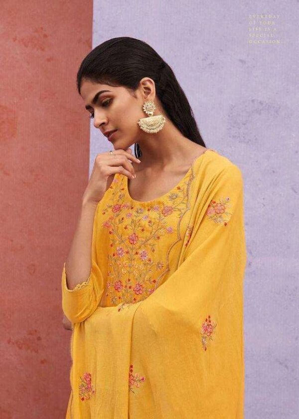 My Fashion Road Ganga Fashion Occasion Designer Silk Unstitched Salwar Suit | C1019