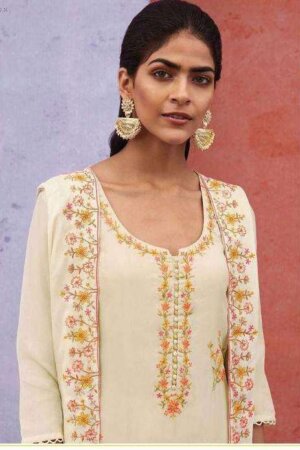 My Fashion Road Ganga Fashion Occasion Designer Silk Unstitched Salwar Suit | C1014