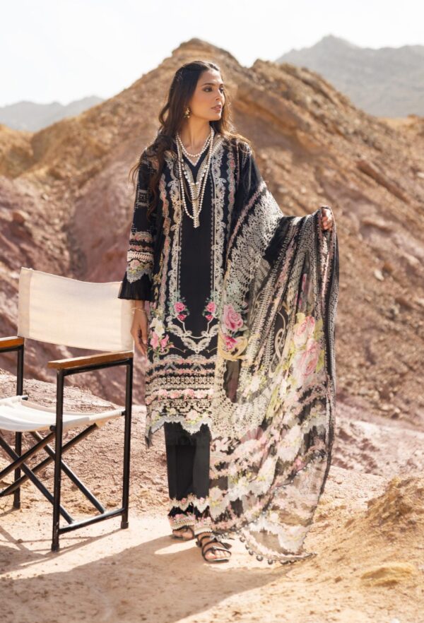 My Fashion Road Elaf Signature Embroidered Lawn Collection 2023 | ESC-03A