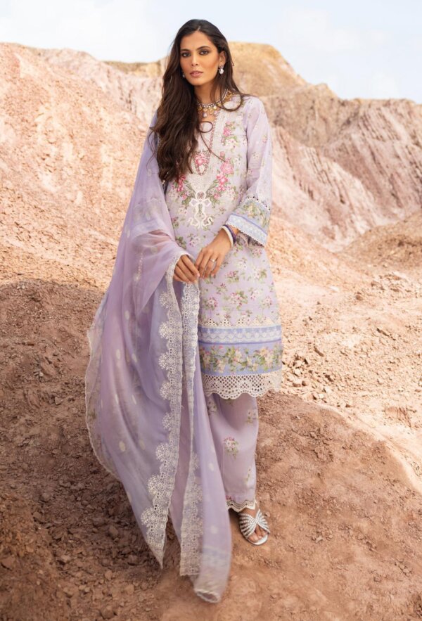 My Fashion Road Elaf Signature Embroidered Lawn Collection 2023 | ESC-01A