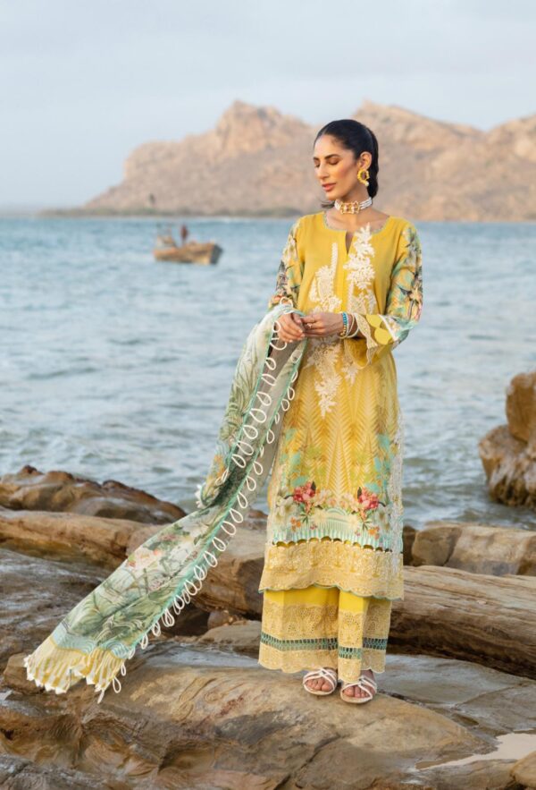 My Fashion Road Elaf Signature Embroidered Lawn Collection 2023 | ESC-06A