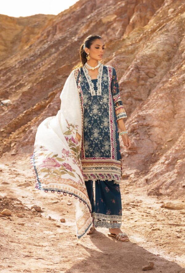 My Fashion Road Elaf Signature Embroidered Lawn Collection 2023 | ESC-07A