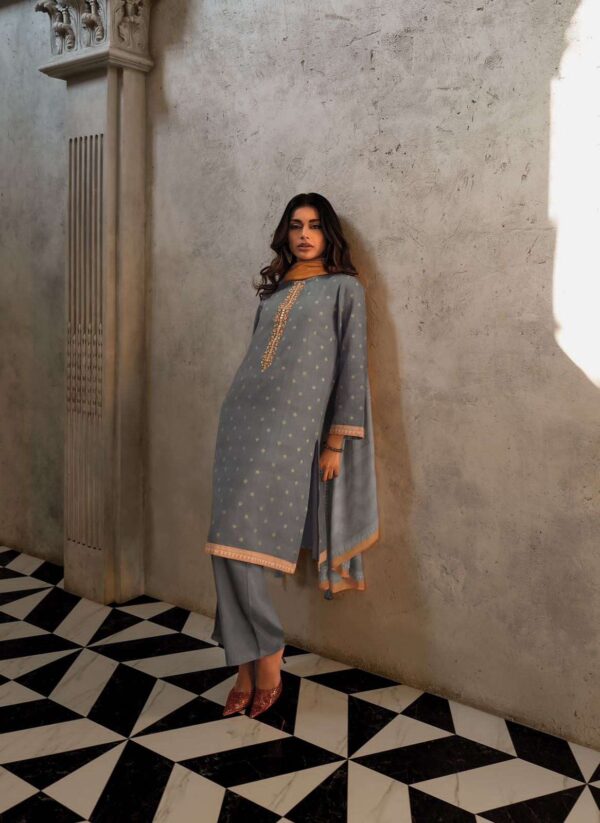 My Fashion Road Varsha Arashi Vol 2 Fancy Cotton Designer Unstitched Suit | Grey