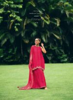 My Fashion Road Varsha Lavanya Designer Muslin Unstitched Suit | Pink