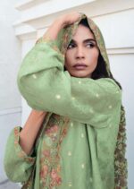 My Fashion Road Varsha Tulip Fancy Organza Gharara Designer Partywear Dress | Green