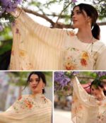 My Fashion Road Varsha Zarina Latest Style Traditional Wear Muslin Unstitched Suit | ZN-01