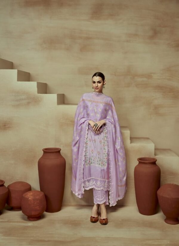 My Fashion Road Kimora Heer Husn Pant Style Dress Material | 9052