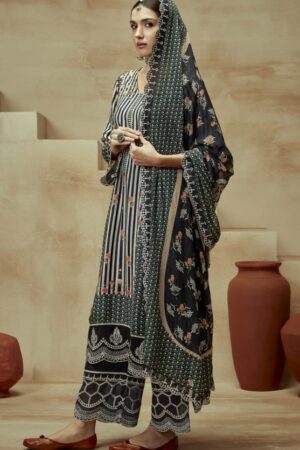 My Fashion Road Kimora Heer Husn Pant Style Dress Material | 9055