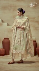 My Fashion Road Kimora Heer Husn Pant Style Dress Material | 9053