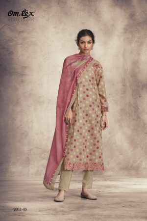 My Fashion Road Omtex Triya Pant Style Unstitched Dress Material | 2011-D