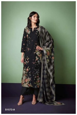My Fashion Road Ganga Babita 1572 Fancy Exclusive Designer Cotton Suit | S1572-A