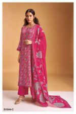 My Fashion Road Ganga Bansuri 1844 Exclusive Fancy Cotton Silk Suit | Pink