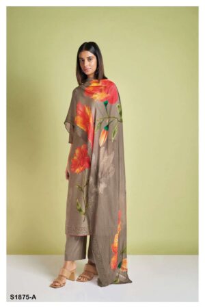 My Fashion Road Ganga Barsana 1875 Exclusive Work Cotton Ladies Suit | S1875-A