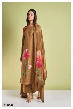 My Fashion Road Ganga Barsana 1875 Exclusive Work Cotton Ladies Suit | S1875-B