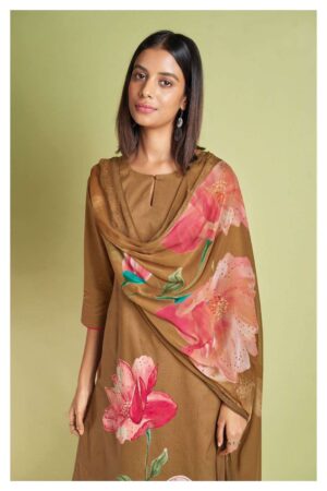 My Fashion Road Ganga Barsana 1875 Exclusive Work Cotton Ladies Suit | S1875-B