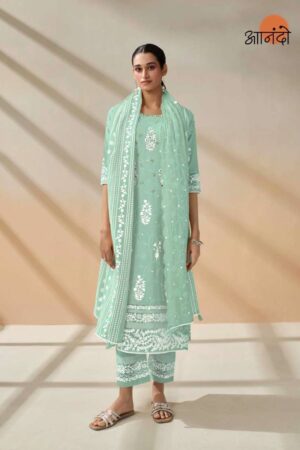 My Fashion Road Jay Vijay Aanando Jiyana Fancy Cotton Salwar Kameez Suit | 3099-B