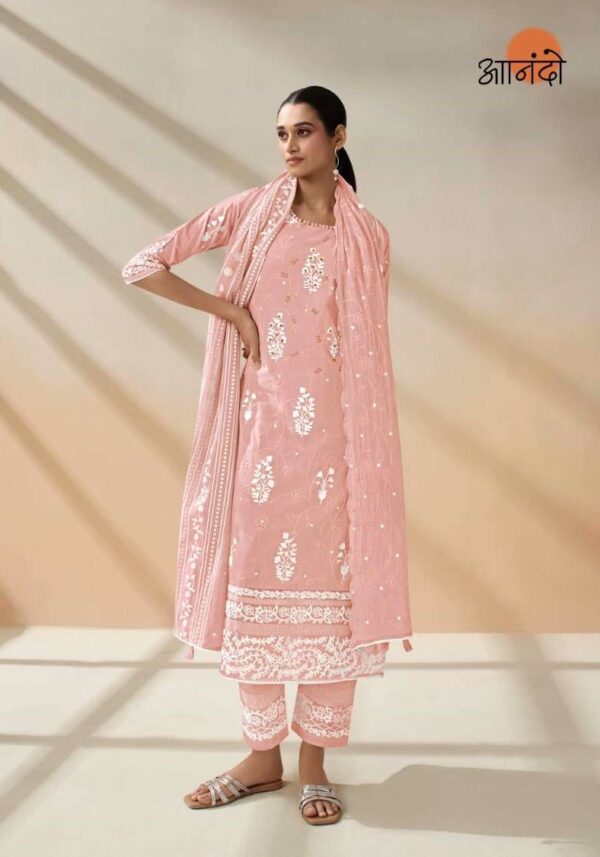 My Fashion Road Jay Vijay Aanando Jiyana Fancy Cotton Salwar Kameez Suit | 3099-D